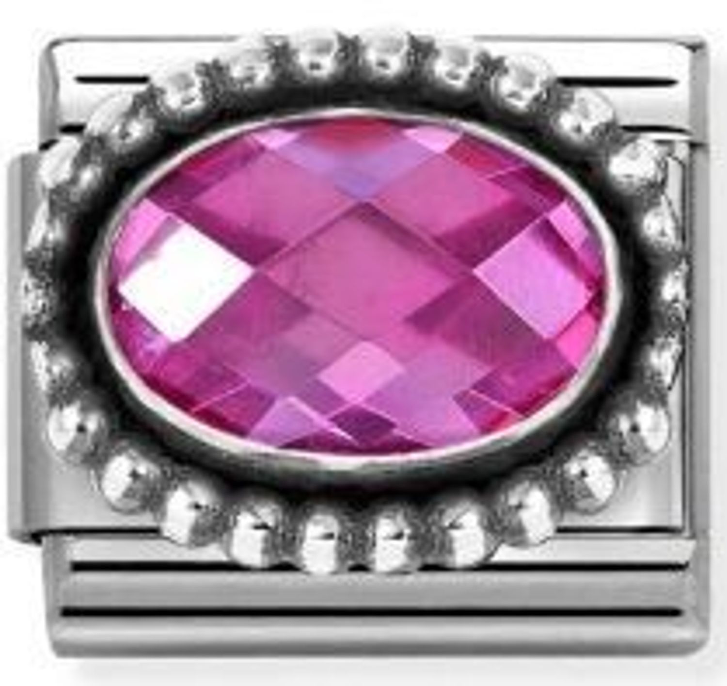 Nomination Link 925 zawieszka srebro Fuksjowa cyrkonia 330607 030.jpg